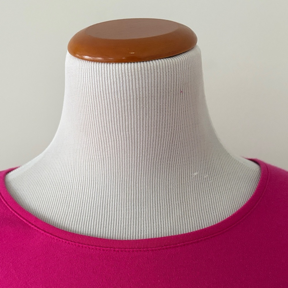 Charter Club Fuchsia Long Sleeve Top - Picture 3 of 4